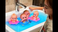 برنامه کودک نی نی ها داخل سینک آب