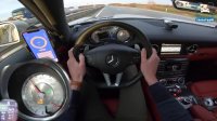 تجربه 318 کیلومتر سرعت با مرسدس بنز SLS AMG 6.2