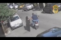 لحظه زورگیری وحشیانه از زن جوان در تهران