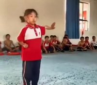 دختر کوچولوی رزمی کار شما را شگفت زده می کند !