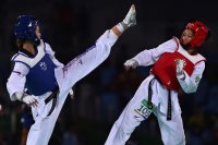 مبارزه زهرا پوراسماعیل در فینال مسابقات کسب سهمیه گرنداِسلم