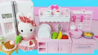 عروسک بازی دختر کوچولو : خانواده خرگوشی و آشپزخانه صورتی