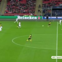 قسمتی از بازی تاتنهام و دورتموند