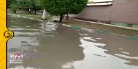 آبگرفتگی معابر در منطقه کمپلو اهواز | صبح امروز