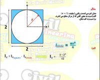 محاسبه ی ممان اینرسی درس استاتیک رشته ی انجنیری سیول از گروپ انجنیری برادران حیدری (انجنیر فرهاد حیدری)