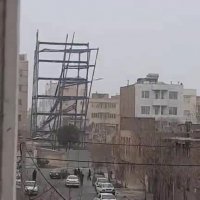 سقوط اسکلت فلزی ساختمان در حال ساخت در بولوار امامت مشهد