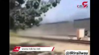 فرار قطار باری در سمنان