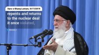 No negotiations will take place between Iran & U.S. officials at any level