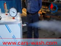 کارواش بخار طرح موبایل