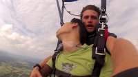 Guy Passing out doing 360° Skydiving
