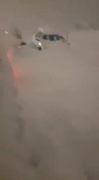 بارش باورنکردنی برف در گیلان و گرفتار شدن ماشین ها