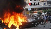 تصاویر از خودروی بمب گذاری شده