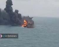 آخرین تصاویر از نفتکش ایرانی سانحه دیده در آبهای چین