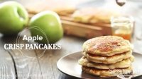 پنکیک کریسپی سیب دارچینی و جو دوسر با برنامه آشپزی خانگی