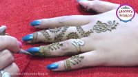 آموزش طراحی با حنا روی دست