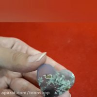 نگین های به شکل قلب از عقیق شجر اصیل خراسان