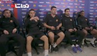 اوقات فراغت بازیکنان بارسلونا با pes