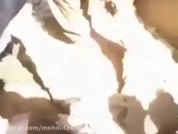 بیرون کشیدن داعشی از سوراخ موشش و اسارتش