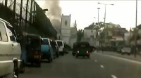 لحظه انفجار کلیسایی در سریلانکا
