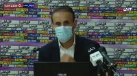 نشست خبری گل‌محمدی پس از دیدار پیکان و پرسپولیس