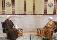 دیدار رئیس دستگاه قضا با آیت الله جوادی آملی