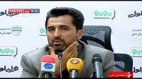 کنفرانس خبری ناظم الشریعه بعد از ماندگار شدن در تیم ملی فوتسال