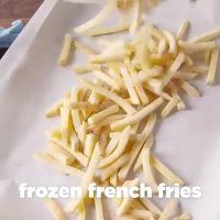 سیب زمینی سرخ کرده با رول استیک 