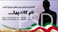 دانلود فایل PSD کارت ویزیت نماینده مجلس شورای اسلامی ایران لایه باز