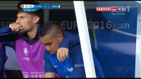 اشک های پایت پس از گلزنی و تعویض در افتتاحیه یورو 2016