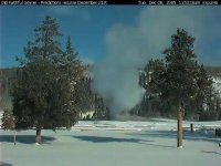 چشمه آب گرم در پارک ملی یلوستون