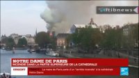 کلیسای نوتردام پاریس بر اثر آتش سوزی فرو ریخت