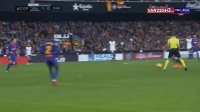 گل اول والنسیا به بارسلونا ( رودریگو )