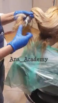 آموزش رنگ مو