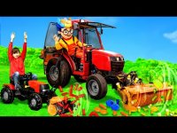 فیلم ماشین بازی کودکانه : نظافت شهر با ماشین مخصوص