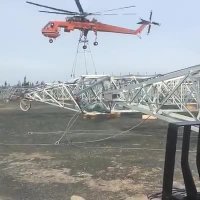 حمل دکل توسط هلیکوپتر