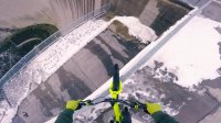 Riding a bike on a 200m high rail - Fabio Wibmer