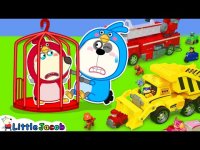 ماشینها کارتون ماشین بازی کودکانه : بازی سگهای نگهبان و نجات حیوانات کوچک