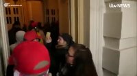 هواداران ترامپ اینگونه وارد کنگره شدند