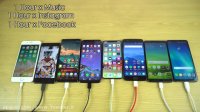 تست باتری iPhone X vs Note 8 vs S8  vs Nokia 8 vs LG V3