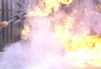 شعله ور شدن آرد سفید