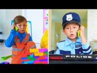 کارتون سنیا در نقش شغل های مختلف