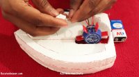How to make an Electric Motor Boat using Thermocol and DC motor