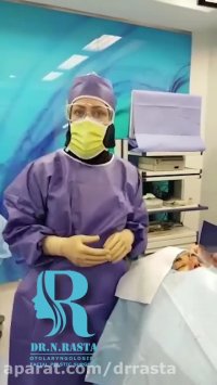 فیلم عمل ترمیم بینی بعد از 4 سال بخاطر تغییر فورم بینی بعد از جراحی فک بالا