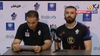 کنفرانس خبری بعد از بازی پیکان - هاوش گنبد