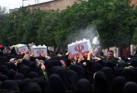 مراسم تشییع و خاکسپاری شش شهید دفاع مقدس