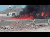 انفجار و آتش سوزی در بازارچه مرزی پرویزخان