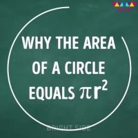 ⁣چه دلیلی پشت فرمول مساحت دایره است؟