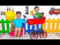 برنامه کودک سنیا : بازی و مراقبت برادر کوچولو