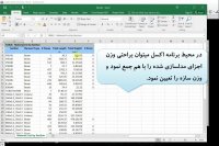 نحوه بدست آوردن وزن اجزای مدل شده در برنامه ETABS 2016