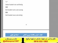 سریعترین روش آموزش کلمات گرامر ومکالمه زبان آلمانی